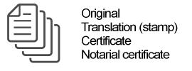 Certified-notarized translation